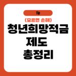 청년희망적금 제도 총정리